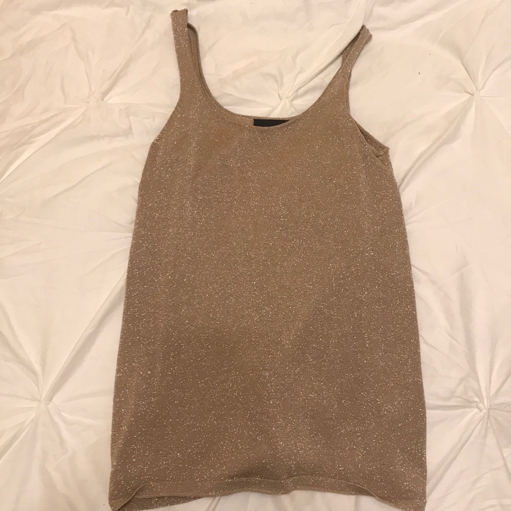 Gold tank top